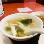 中華料理 愛福楼 - ② 豆腐のスープ