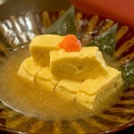 完全個室居酒屋 串焼き Moga_Ru - 出汁たっぷり こだわりのだし巻き玉子 明太子餡