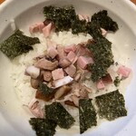 自然派ラーメン 神楽 - 〆のごはん