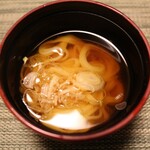 海の湯宿　花しぶき - 食事  青豆うどん