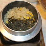 海の湯宿　花しぶき - 食事  釜飯(とうもろこし)