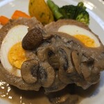 キッチン ブルー グローブ - 正面から