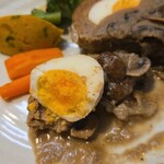 キッチン ブルー グローブ - 残りのクオーター