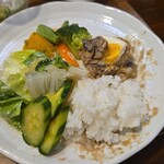 キッチン ブルー グローブ - 最後のワンプレート