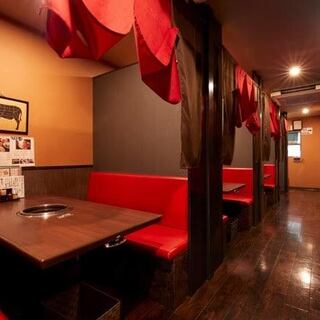 【全席半個室】プライベートな空間でゆったりと焼肉を満喫