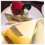 ナチュール - あまおうのショートケーキとチーズケーキのナチュール☆