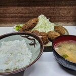とんかつ美よし - カキフライ、メンチカツ&ヒレカツ定食