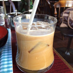 喫茶青い鳥 - アイスコーヒーで食後ほっこり