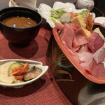 鮨政庭 - おしんことシジミ汁