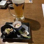 海だより - ビール＆お通し
