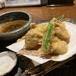 海だより - 生ほたて天ぷら