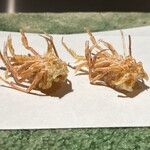 天ぷら ふか名 - 【 車海老の頭 】