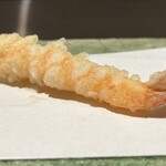 天ぷら ふか名 - 【 車海老 】２匹め