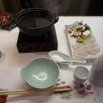 酒菜食房いち - 鱧と松茸のしゃぶしゃぶ　（１人前です）