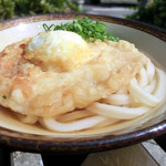 讃岐うどん がもう - 半熟目玉焼き天とかけうどん（そのまま小）