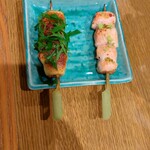 炭火焼 とりぞう - ささみ （ わさび ） ＆ ささみ （ しそチーズ ）