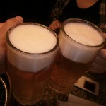 焼肉 金牛 - オリオン生（中：480円×2）