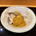 小笹寿し - 鮑肝醤油和え