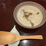 手打蕎麦 松竹庵 ます川 - 蕎麦がきの山芋擦り流し