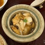 手打蕎麦 松竹庵 ます川 - 鱧と松茸の餡掛け