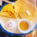 BurgerCafe honohono - KIDS パンケーキプレート（350円）