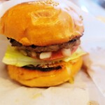 BurgerCafe honohono - テリヤキバーガー（1,480円） TP パイナップル（150円）