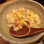 千ふく - たらば蟹のかに玉