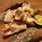 千ふく - たらば蟹炭火焼き