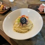 ラァメン コハク - 限定和え玉　海老塩和え玉　280円