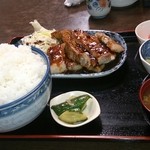 貴乃家 - 豚ステーキ  ご飯特盛