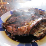 福浦漁港 みなと食堂 - かぶと煮　いくつあるの～！