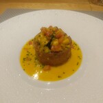 フィエルテ - ホタテとムール貝のサフランソース