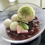 海光庵 - クリームあんみつ