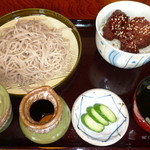 天蕎庵 - 料理写真:ミニヒレソースカツ丼セット