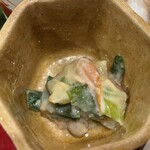 銀座 きた川 - 赤貝ぬた