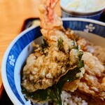 やぶ善 - 衣の付き方が絶妙な、"大葉天"。