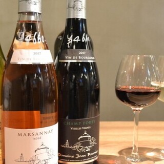 【ワイン】全てナチュラルワインを使用｜ラム肉と共に愉しむ