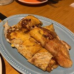 鉄板バルSOURCE - イカ焼き納豆トッピング