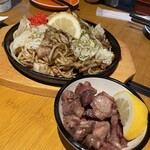 鉄板バルSOURCE - 塩焼きそば、砂肝