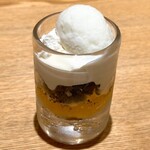 日本料理 e. - 柑橘のパフェ
