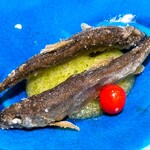 日本料理 e. - 稚鮎の唐揚げ