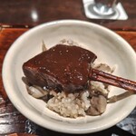 デンクシフロリ - [2024年9月 訪問]きのこごはんに牛ほほ肉を添えて。