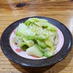 豆でっぽう - あっさりしたザーサイ、いい感じで口直しになりました