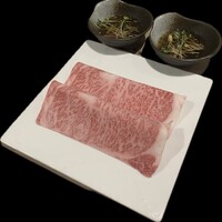 出汁で食べる極上ロース焼きしゃぶ