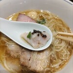 らぁ麺や 嶋 - 鶏ささみタルトゥファータ(黒トリュフペースト)添え ♪