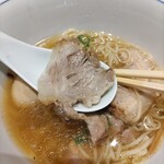 らぁ麺や 嶋 - 炭火炙り焼き豚肩ロースチャーシュー ♪