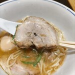 らぁ麺や 嶋 - 炭火炙り焼き豚バラチャーシュー ♪