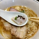 らぁ麺や 嶋 - 鶏ささみタルトゥファータ(黒トリュフペースト)添え ♪