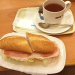ドトールコーヒーショップ - ミラノサンド
Aセット