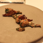 ア・ニュ ルトゥルヴェ・ヴー - シトロネル風味の蛙のソテー と 筍　(2014/04)